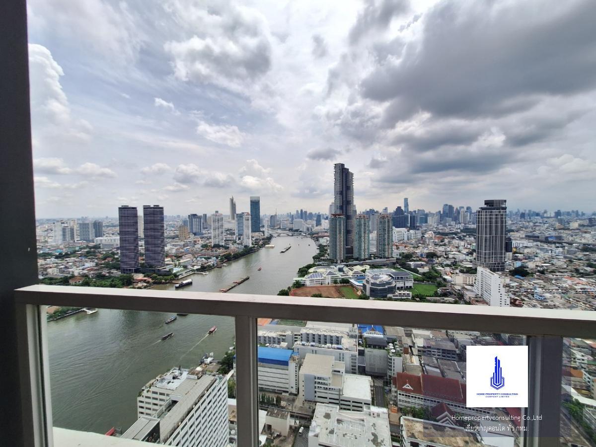 ขายคอนโด Super Luxury Menam Residences แม่น้ำ เรสซิเดนท์ วิวแม่น้ำเจ้าพระยา ชั้นสูง 34 ห่างสถานีสะพานตากสินเพียง 1.6 กม. พื้นที่ใช้สอย 139.31 ตร.ม. ขนาด 3 ห้องนอน 2 ห้องน้ำ 