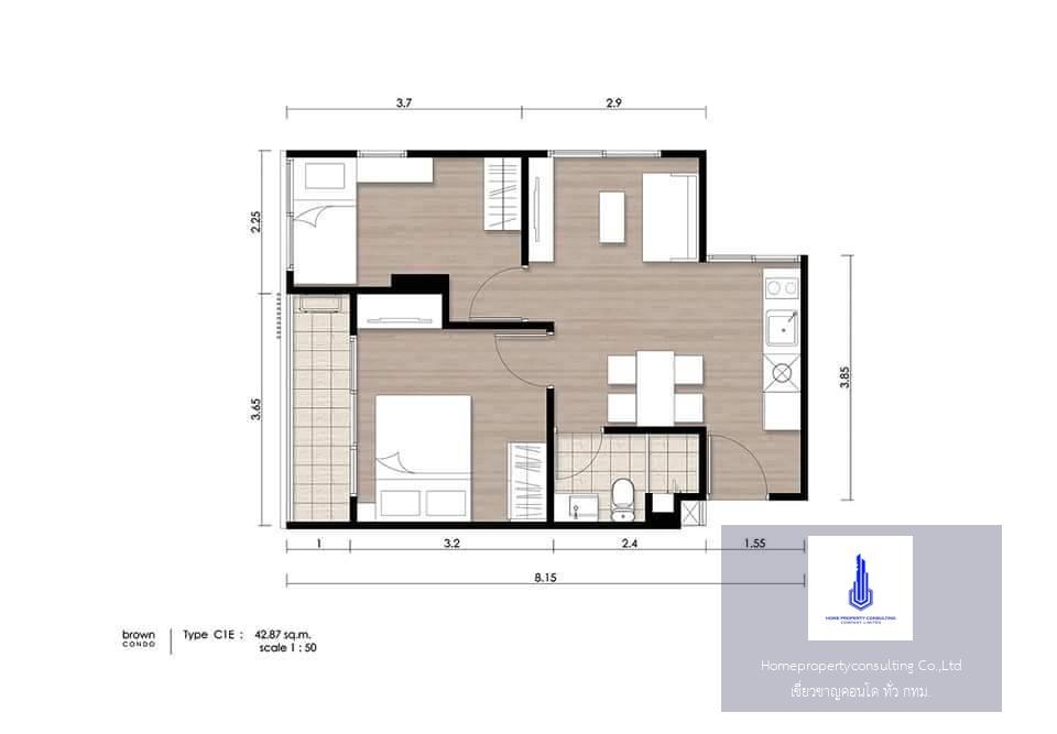 Brown Condo Ratchada 32 (บราวน์ คอนโด รัชดา 32)