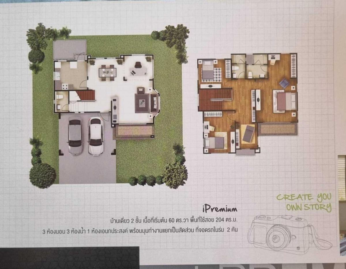 EX. ขายบ้านเดี่ยว โครงการ The Plant Bangna ราคาขาย 6.39 ล้าน